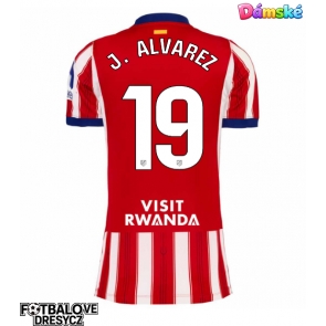 Atletico Madrid Julian Alvarez #19 Dámské Domácí Dres 2026-27 Krátký Rukáv